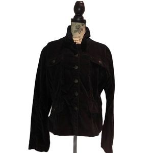 Corduroy button down jacket.